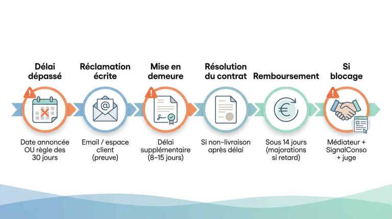Commande non livrée : que faire pour être livré ou remboursé ?
