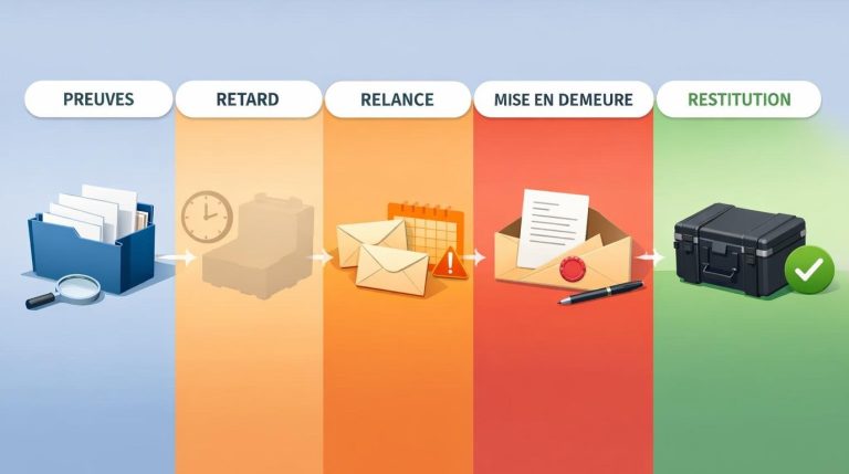 Matériel loué non rendu : comment exiger la restitution ?