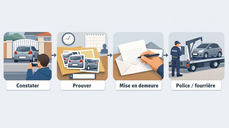 Stationnement gênant récurrent devant chez vous : comment le faire cesser ?