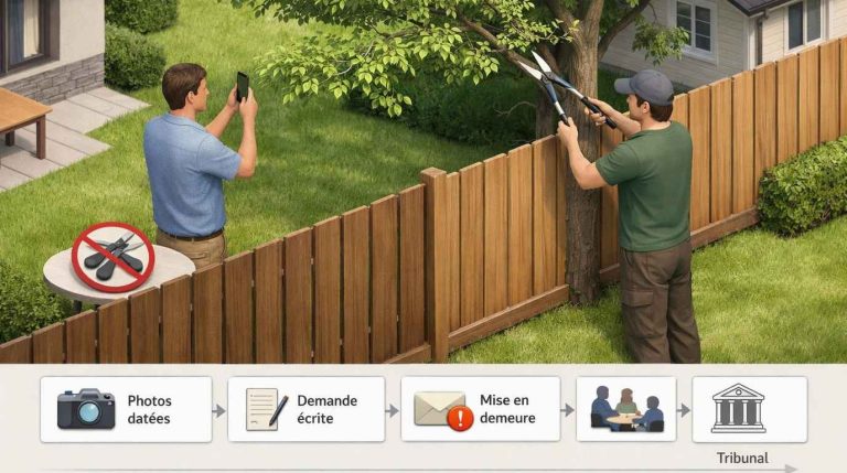 Branches qui empiètent sur votre terrain : comment les faire couper ?