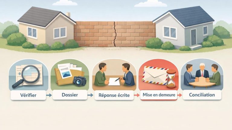 Mur mitoyen : désaccord sur les travaux, comment débloquer la situation ?