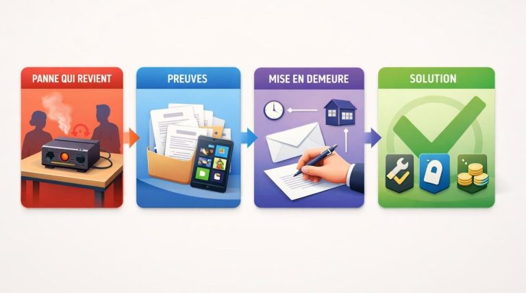 Réparation inefficace : comment exiger une nouvelle intervention ou un remboursement ?