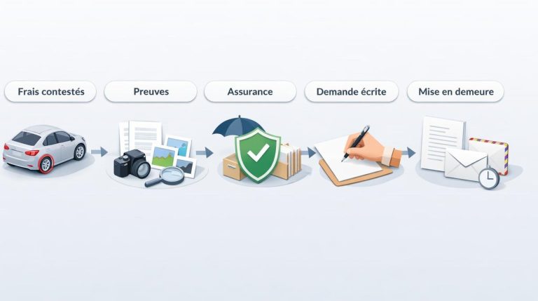 Location de voiture : frais de dommages contestés, comment réagir ?