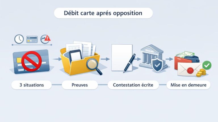 Débit carte après opposition : comment se faire rembourser ?