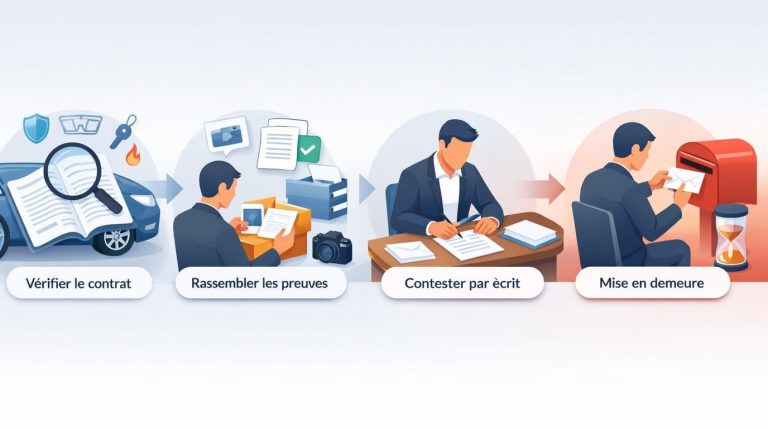 Assurance auto : franchise appliquée à tort, comment contester ?