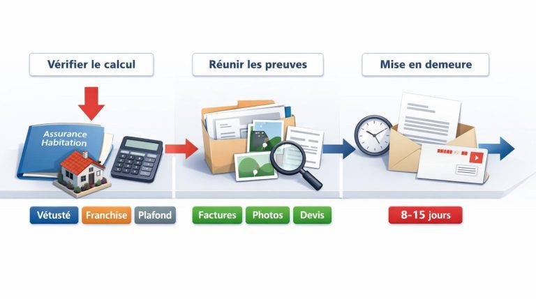 Assurance habitation : indemnisation trop faible, comment demander une réévaluation ?