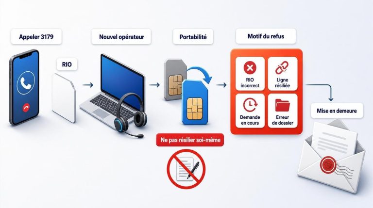Portabilité de numéro mobile refusée par l&rsquo;opérateur : comment l&rsquo;obtenir ?