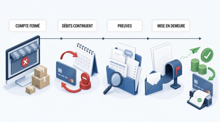 Abonnement vendeur marketplace facturé après fermeture du compte : comment l&rsquo;arrêter ?