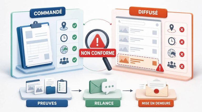 Classement sponsorisé non conforme aux paramètres achetés : comment demander réparation ?