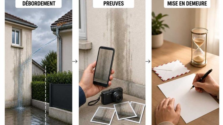Gouttière du voisin débordant sur votre façade : comment demander une correction ?