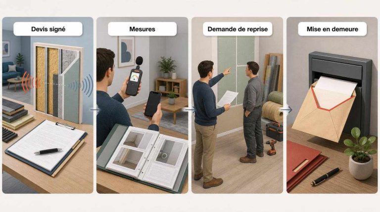 Isolation phonique promise mais inefficace : comment demander une reprise ?